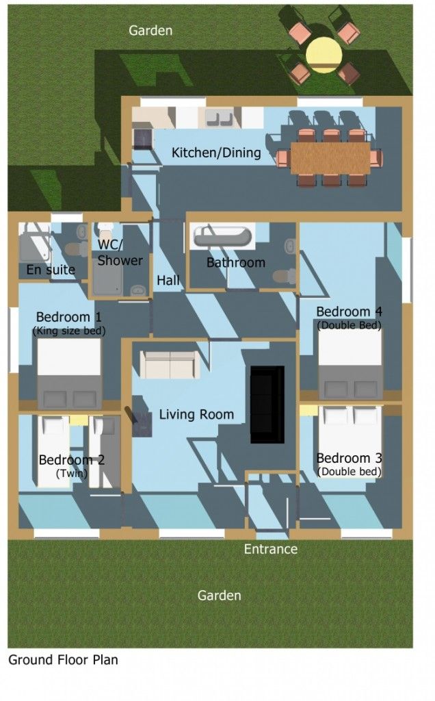 Bamburgh Beach House floorplan
