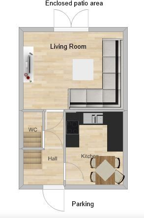 The Bolthole - Beadnell floorplan