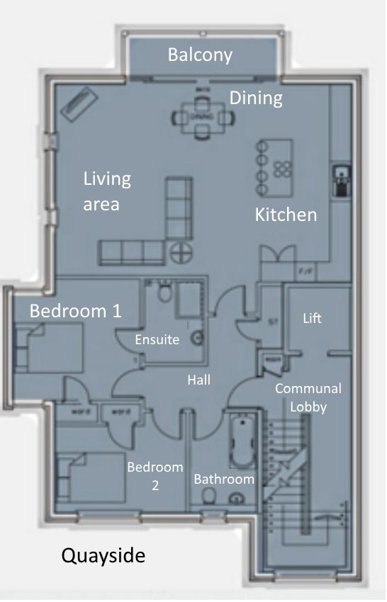 Quayside floorplan