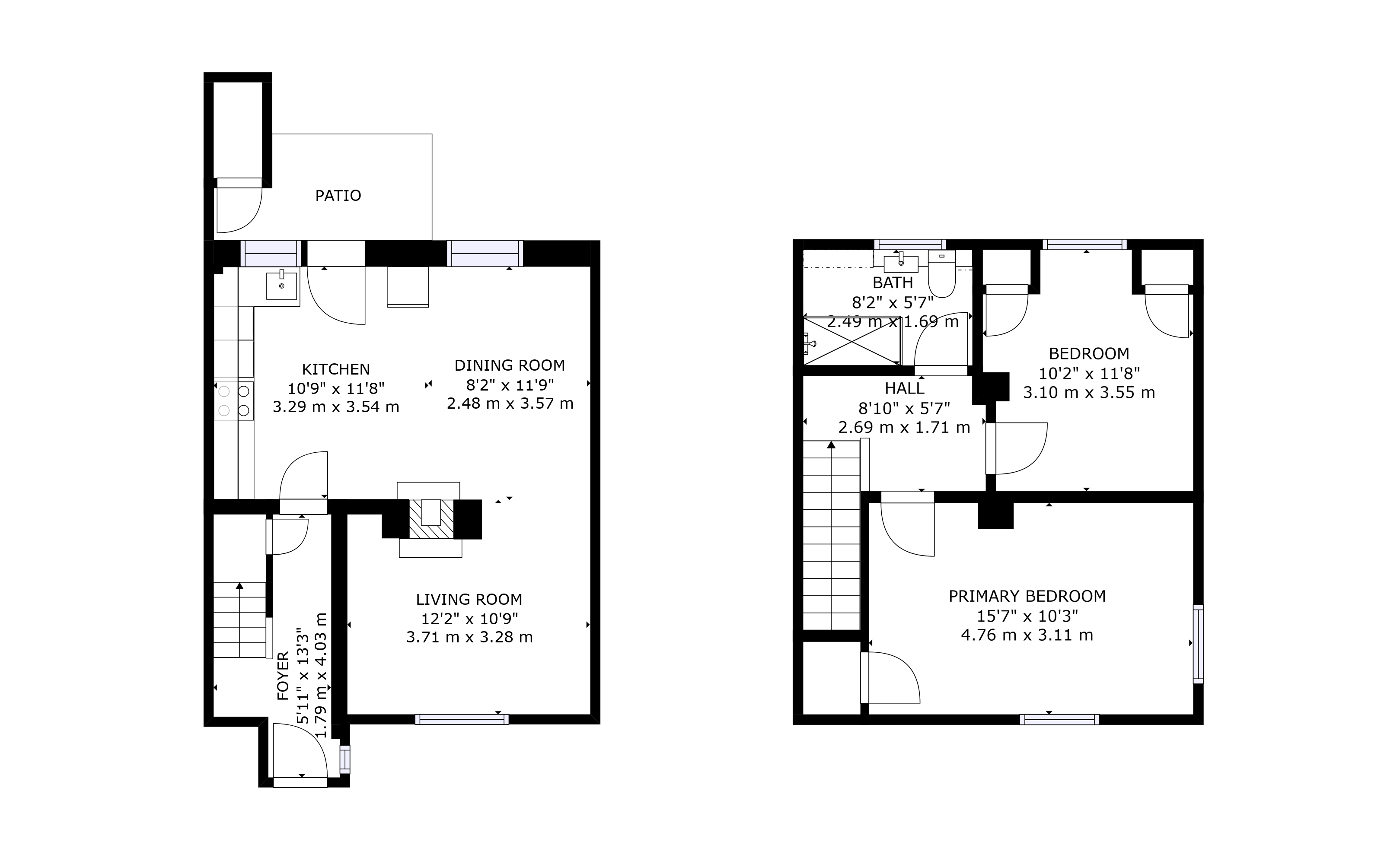 Watergate Cottage floorplan