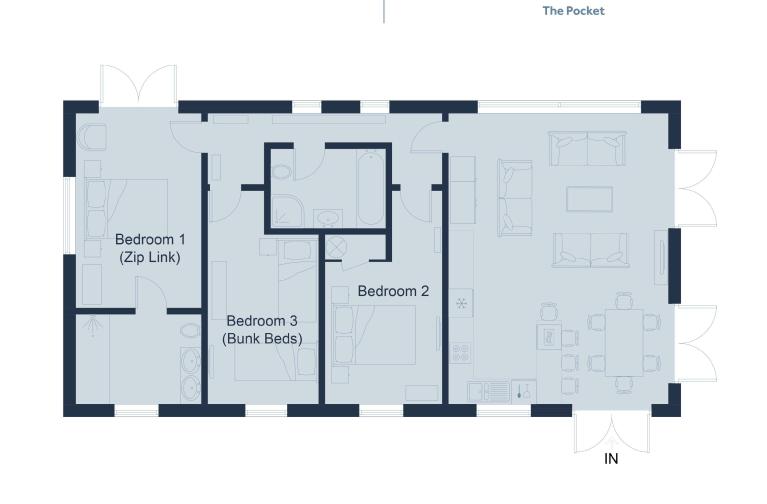The Pocket floorplan