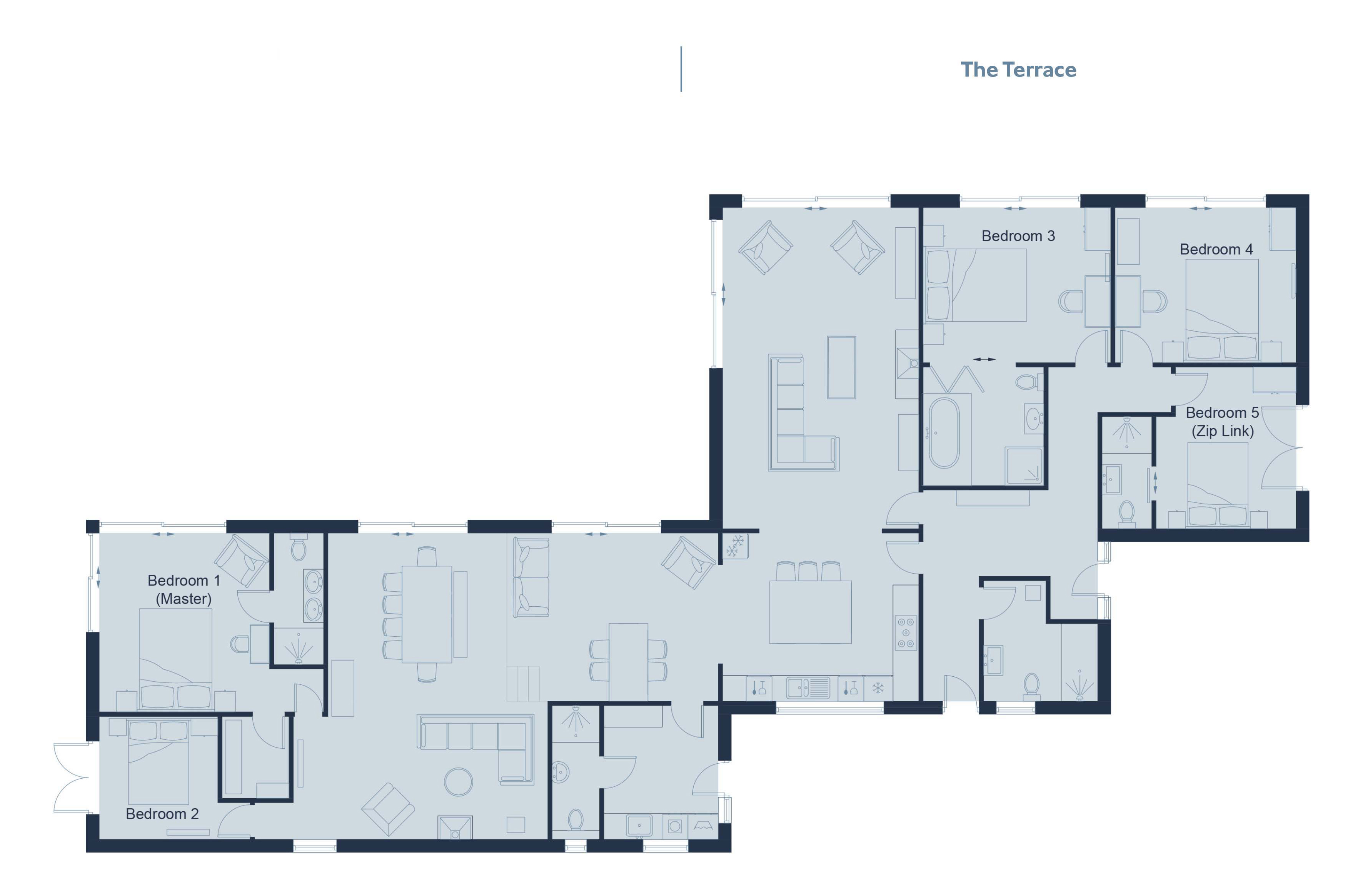 The Terrace floorplan