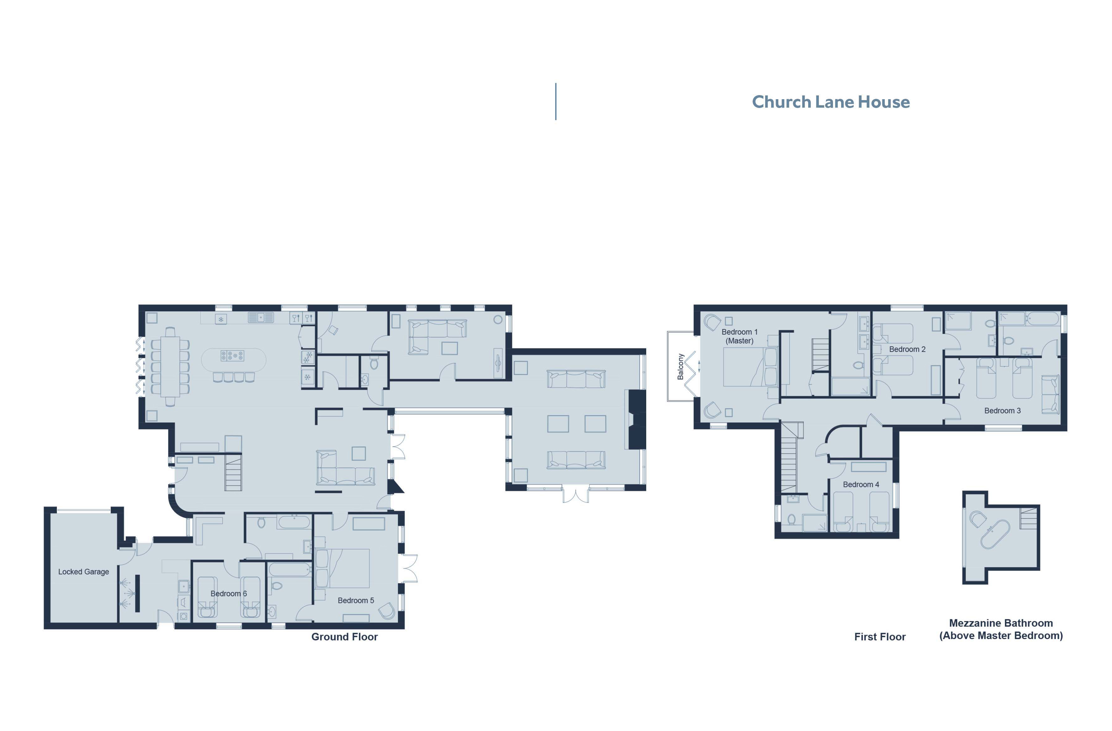 Church Lane House floorplan