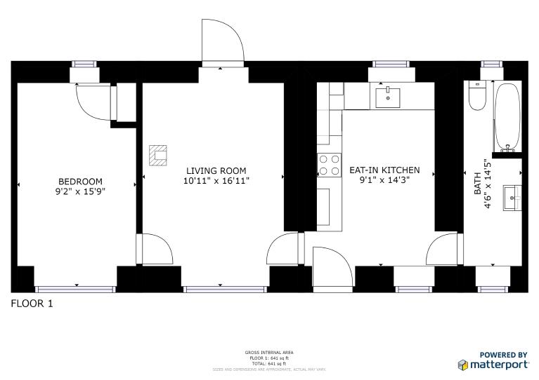 Holburn Mill Cottage floorplan