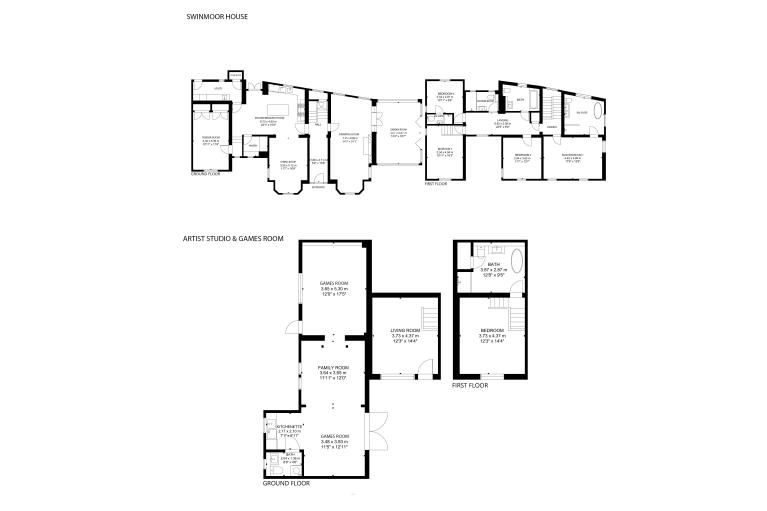 Swinmoor House floorplan