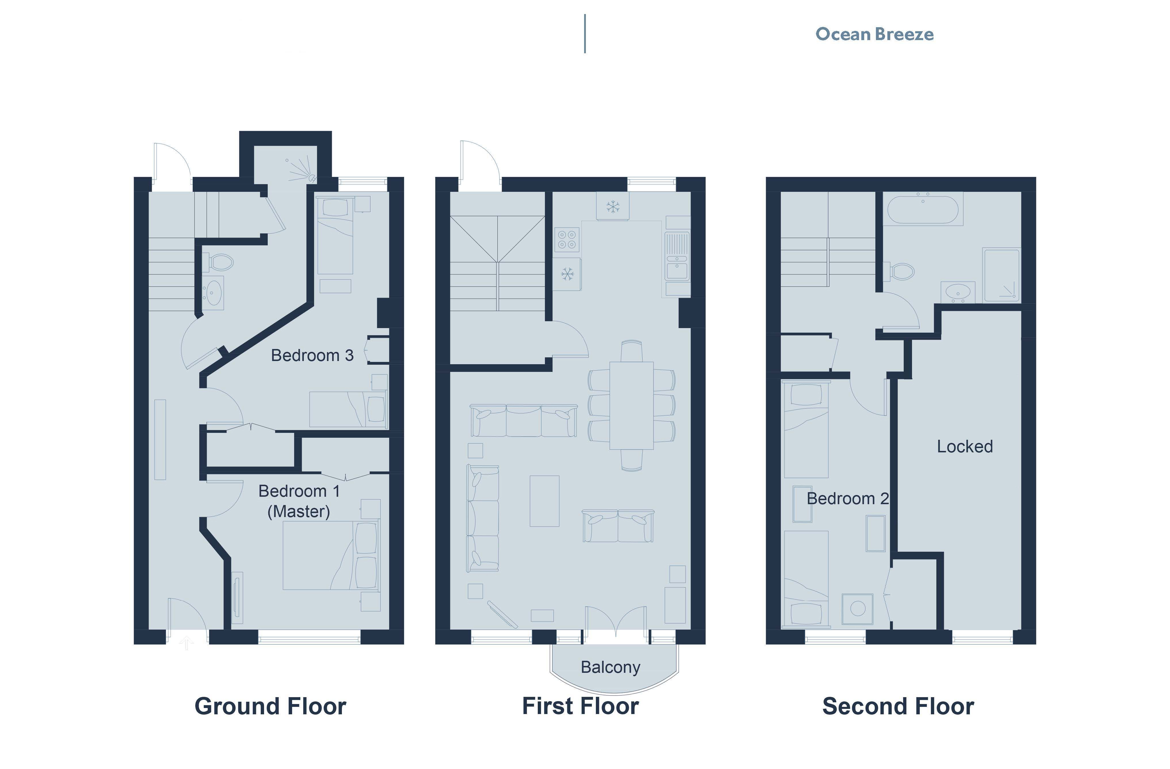 Ocean Breeze floorplan