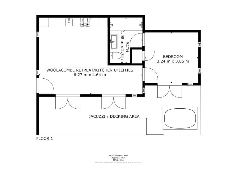 Woolacombe Retreat floorplan