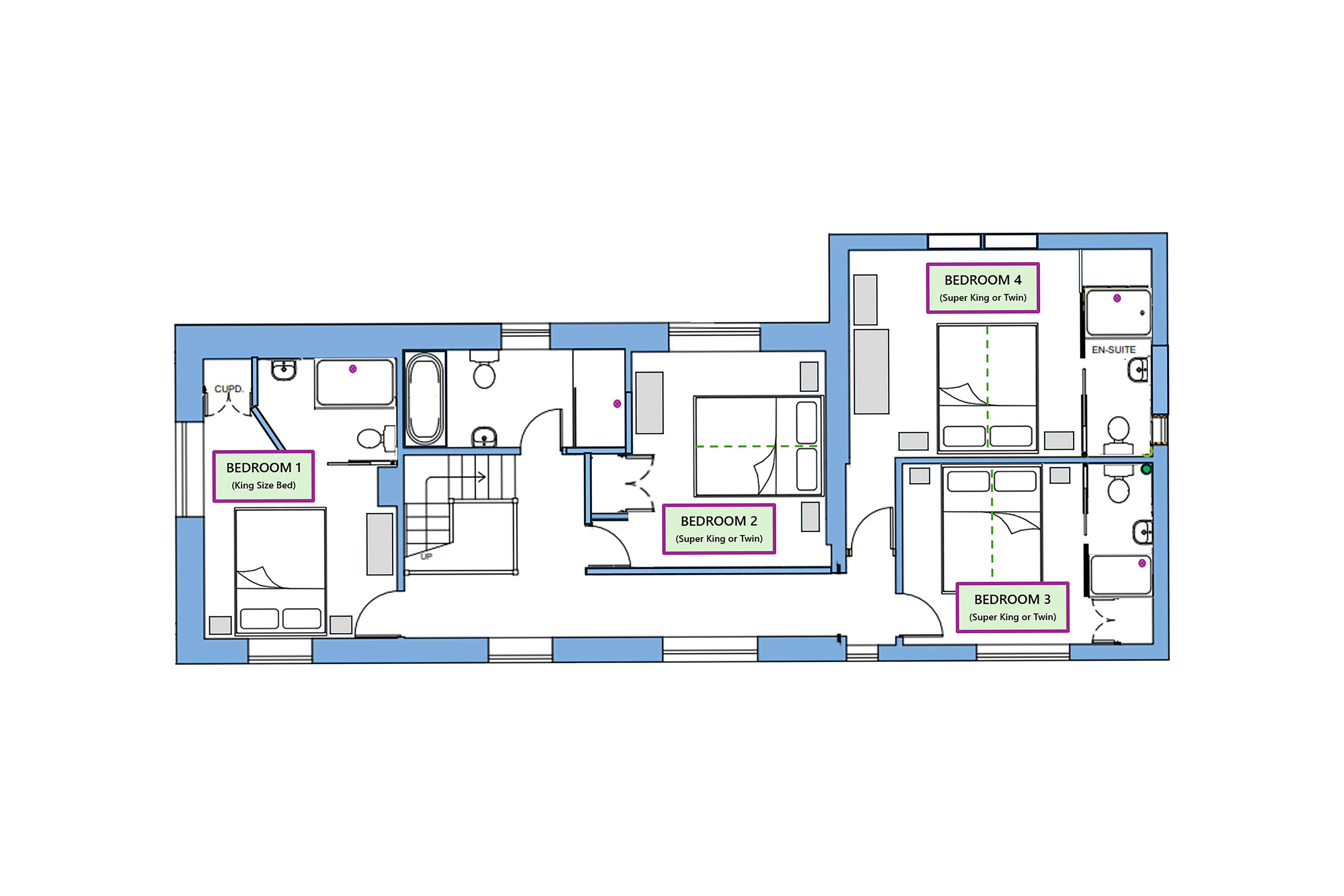 Slade House floorplan