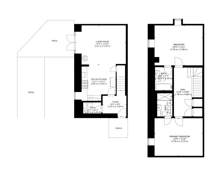 The Straw House floorplan