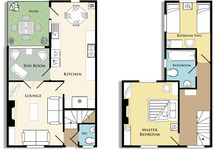 Sunny Cottage floorplan