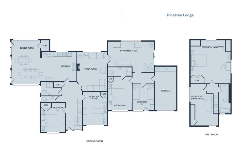Pinetree Lodge floorplan