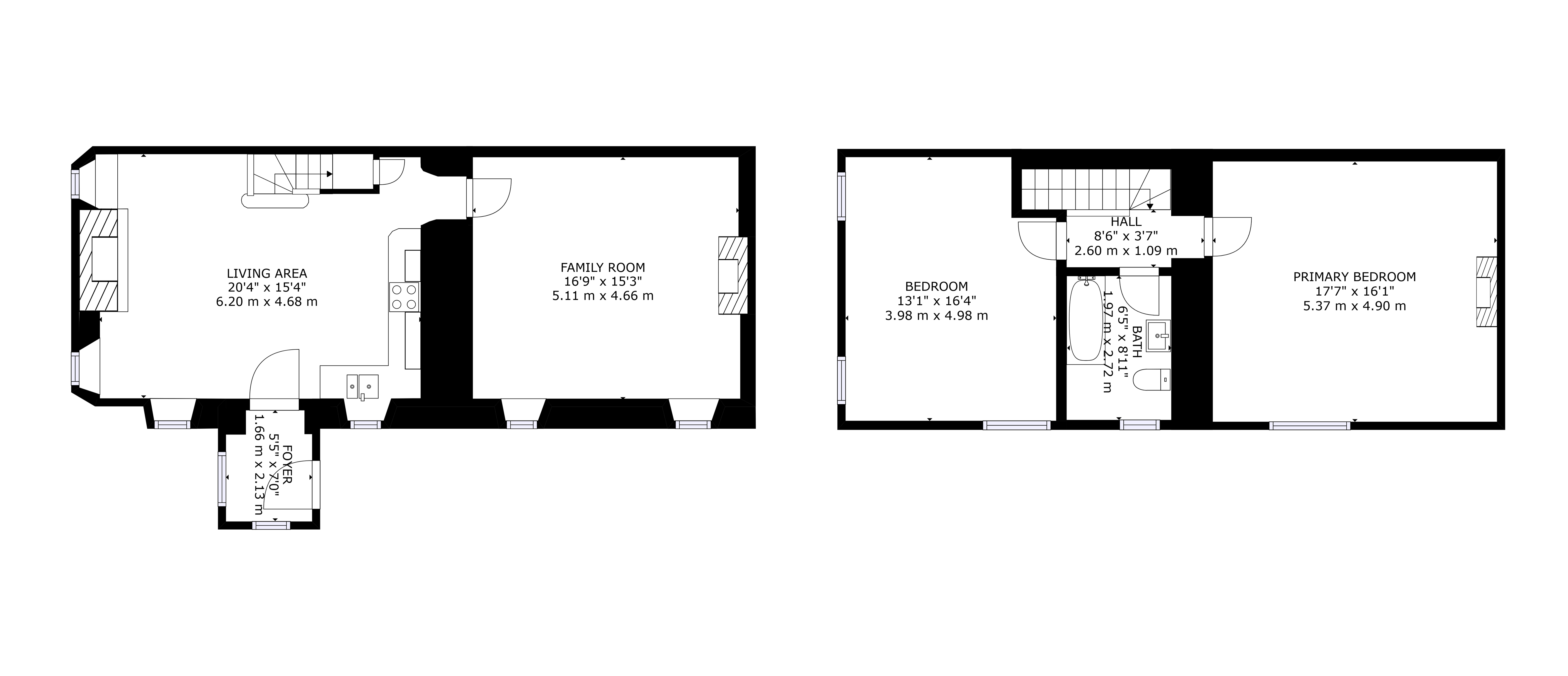 Sycamore Cottage floorplan