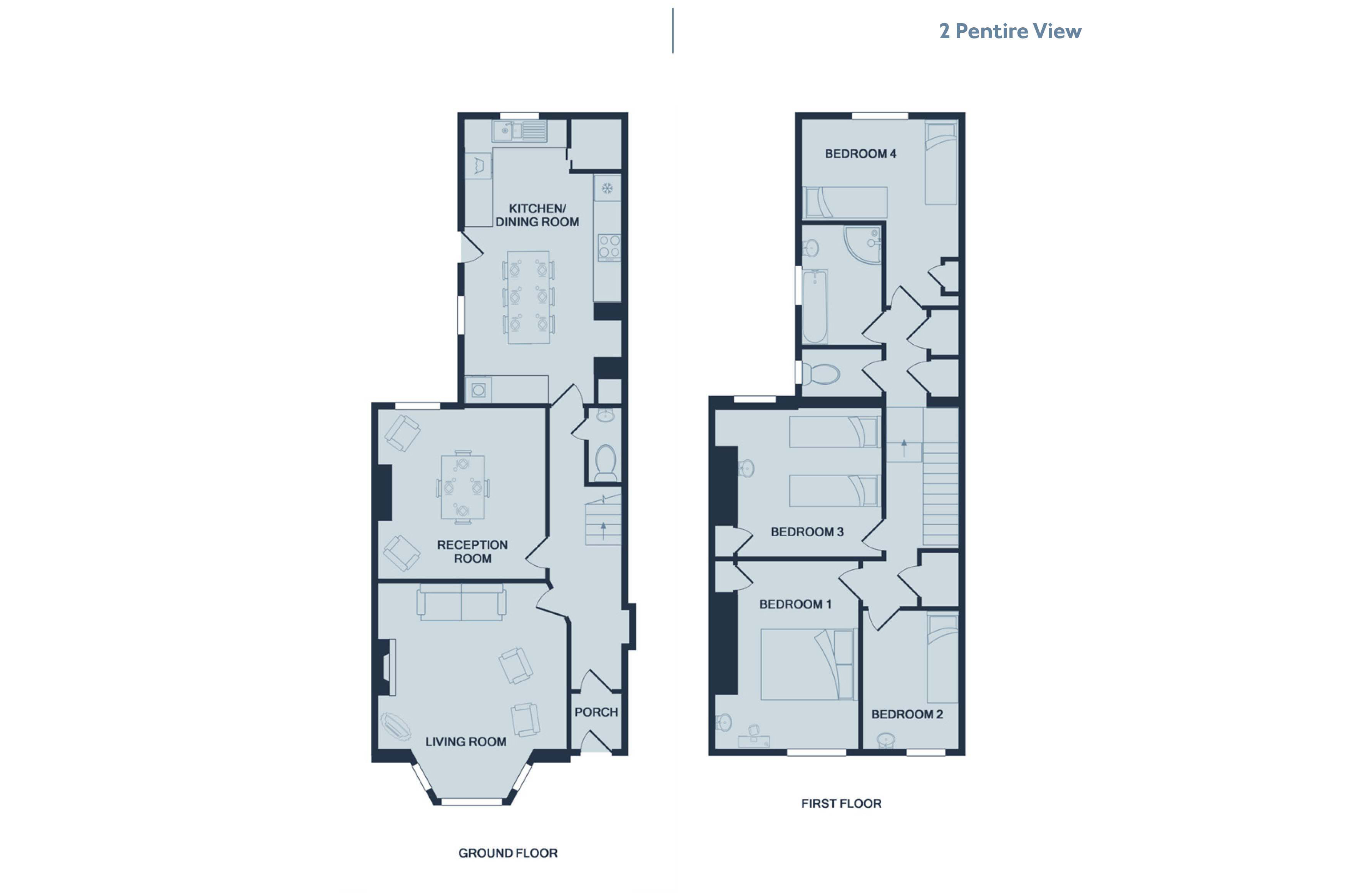 No 2 Pentire View floorplan