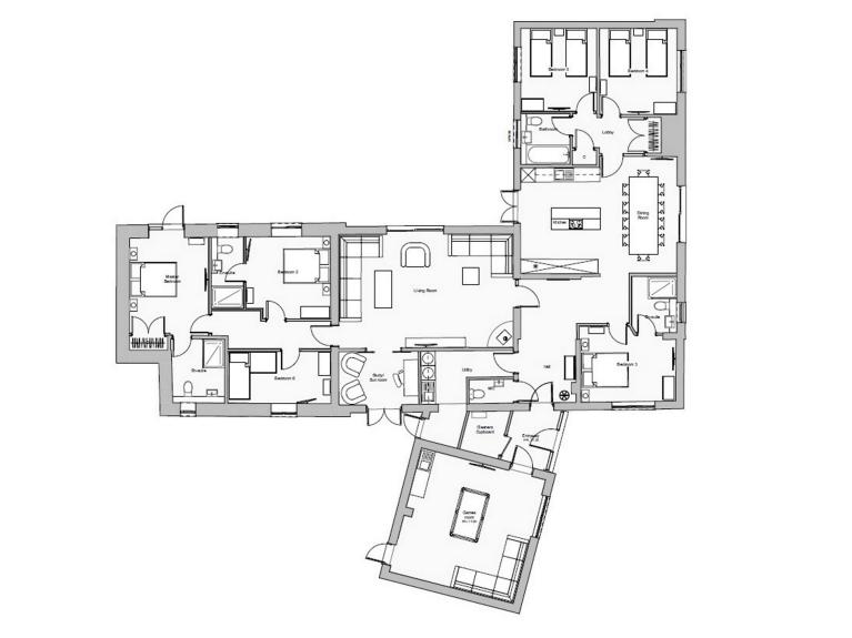 Riverbank House floorplan