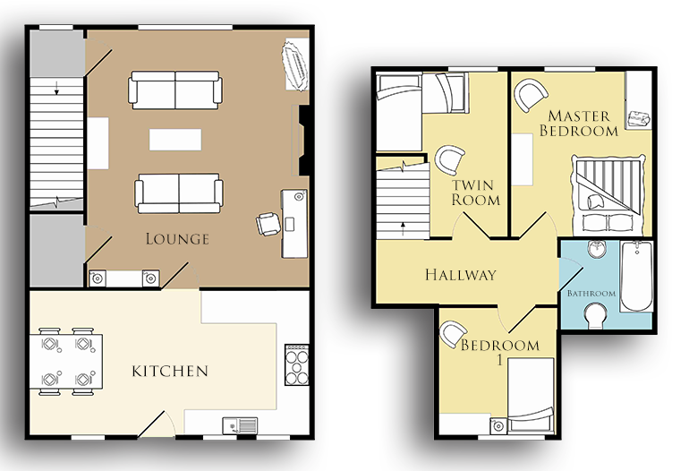 Hopping Hare Cottage floorplan