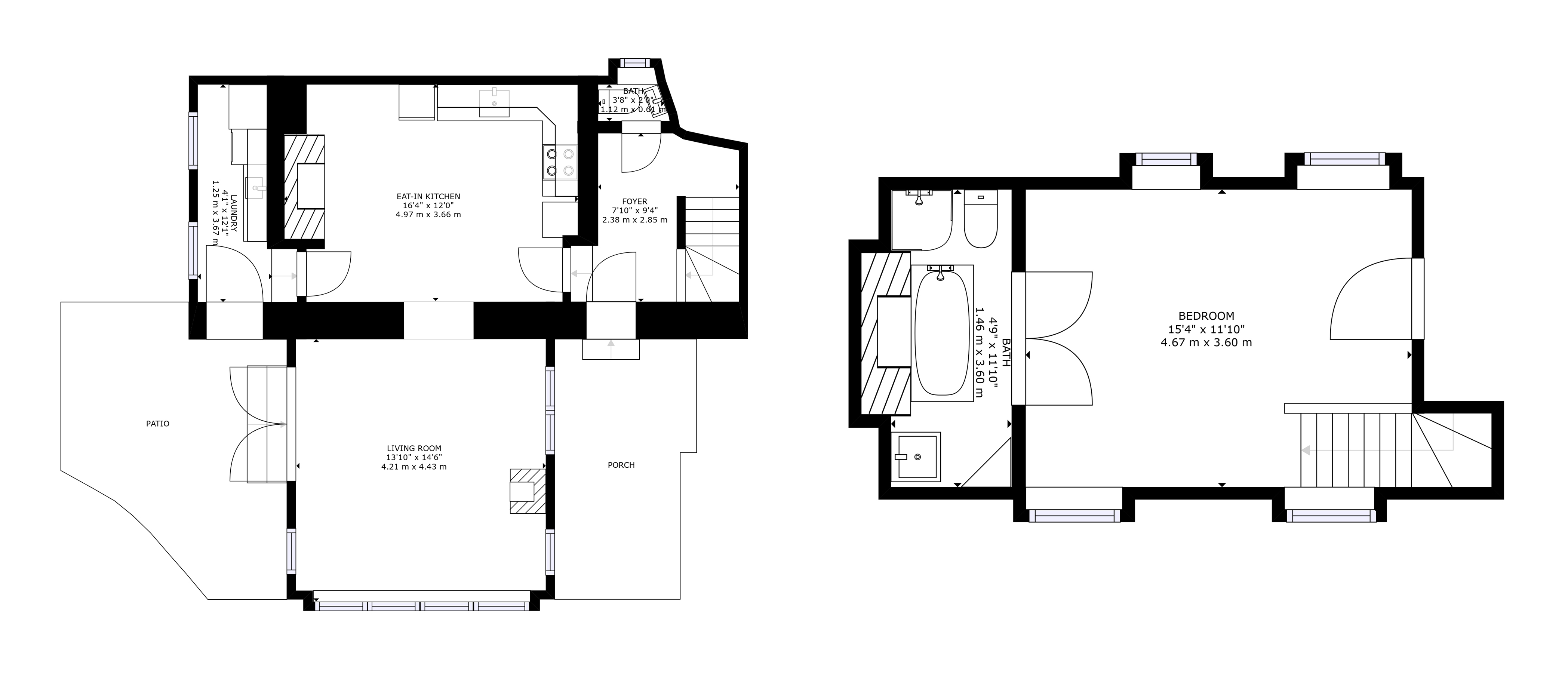 Pine Cone Hideaway floorplan