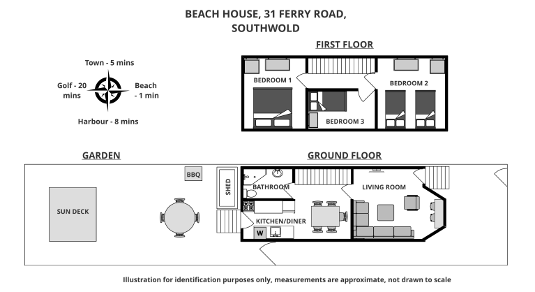 Beach House - Southwold floorplan