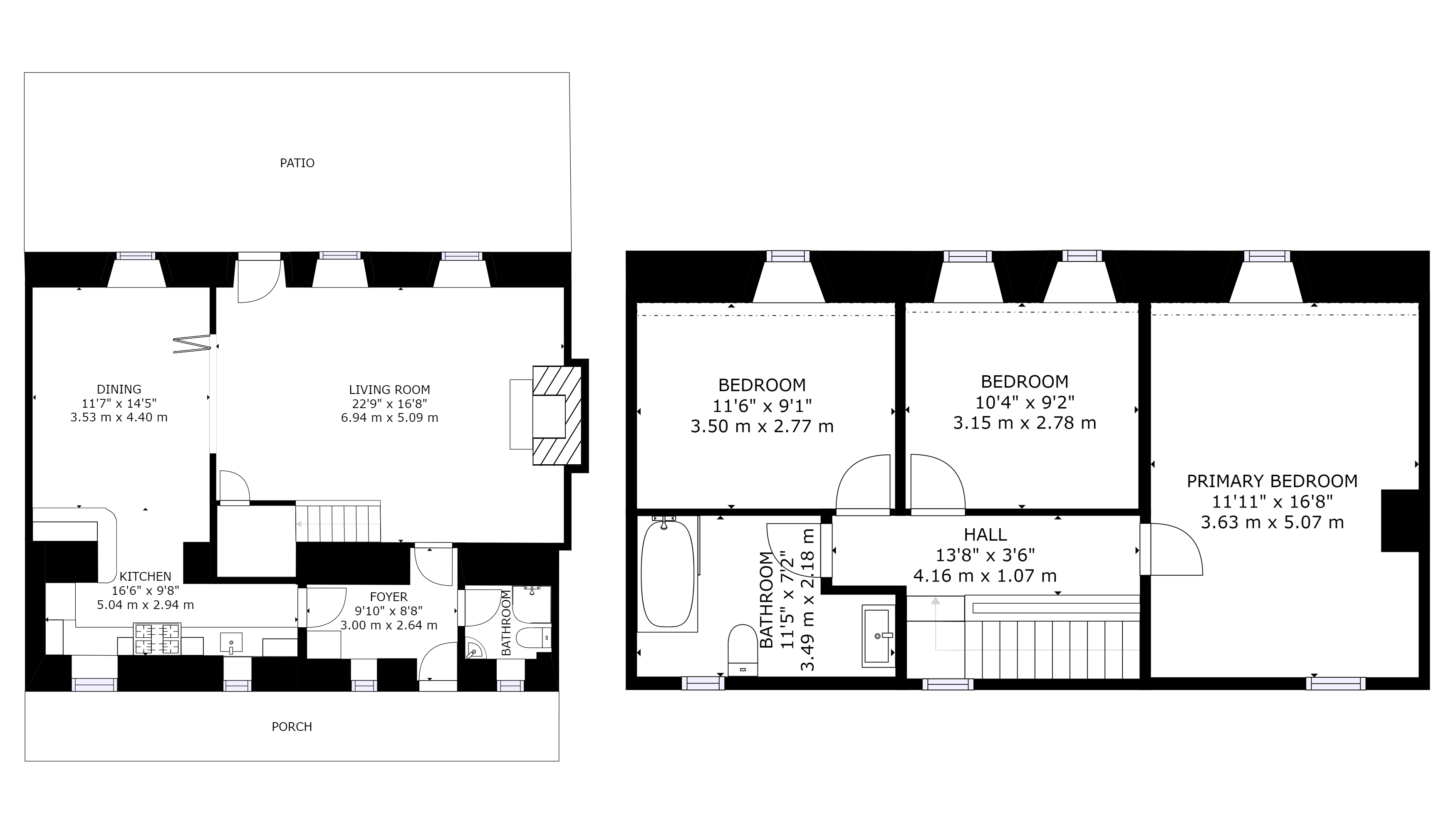 The Oystercatcher floorplan