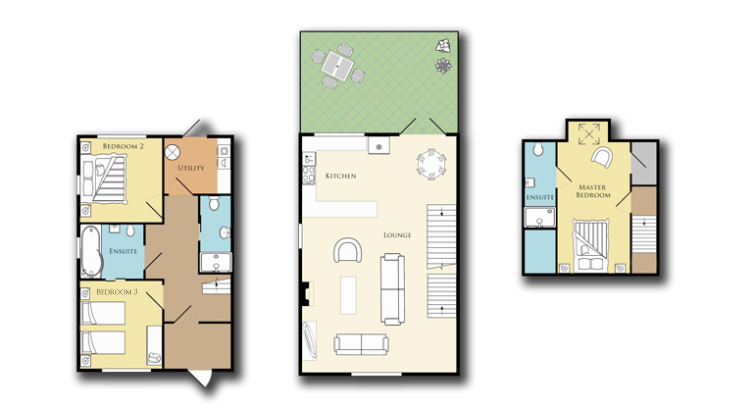 Lavender House Alnmouth floorplan