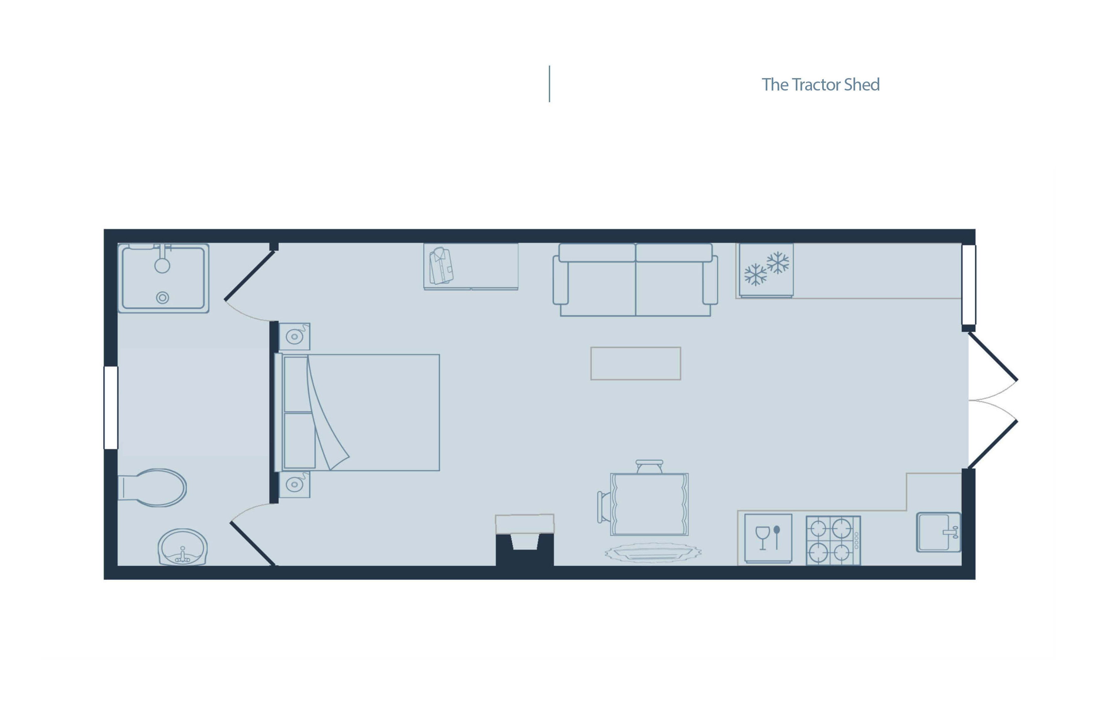 The Tractor Shed floorplan