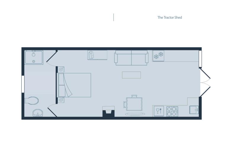The Tractor Shed floorplan