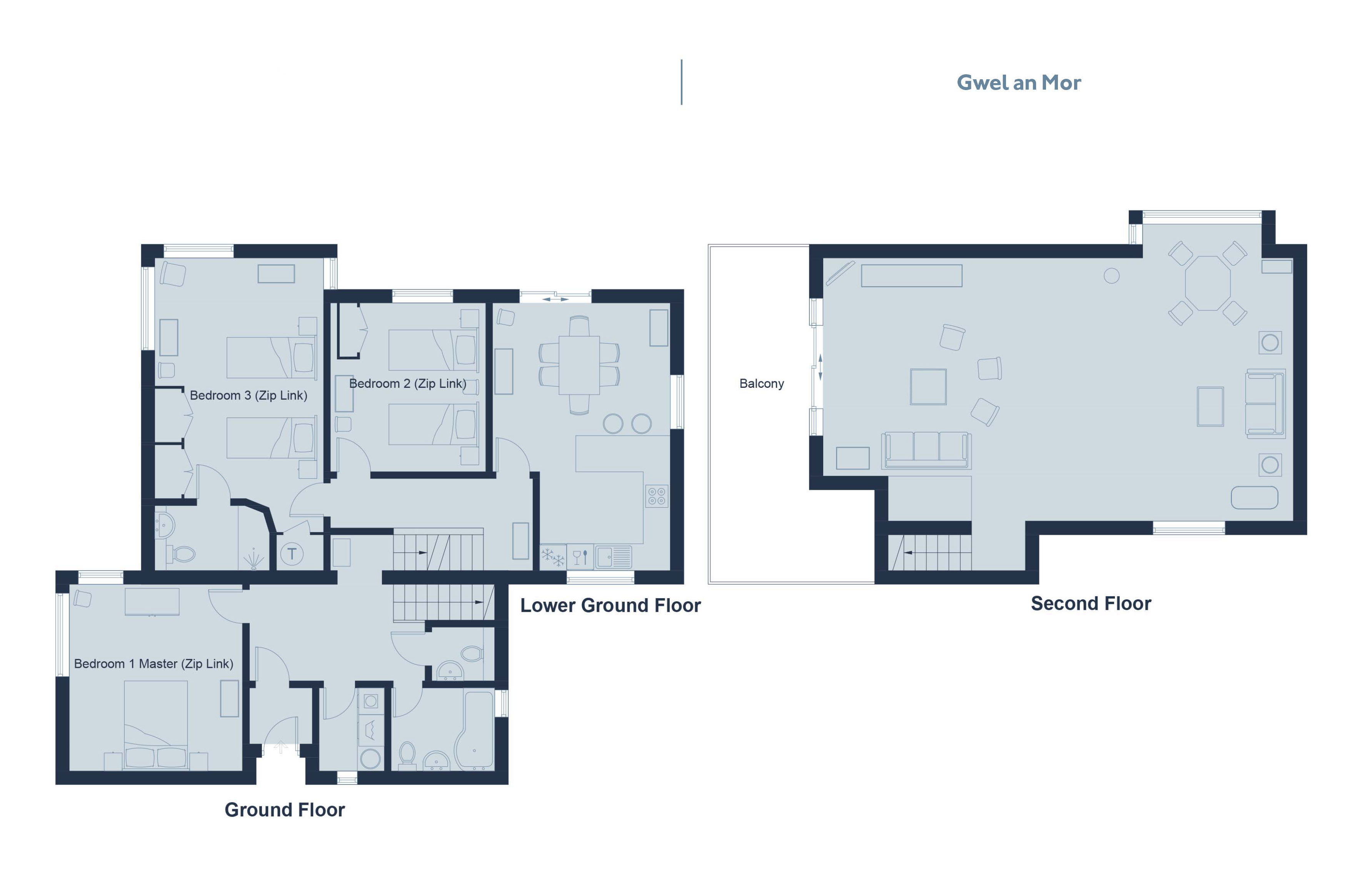 Gwel An Mor floorplan