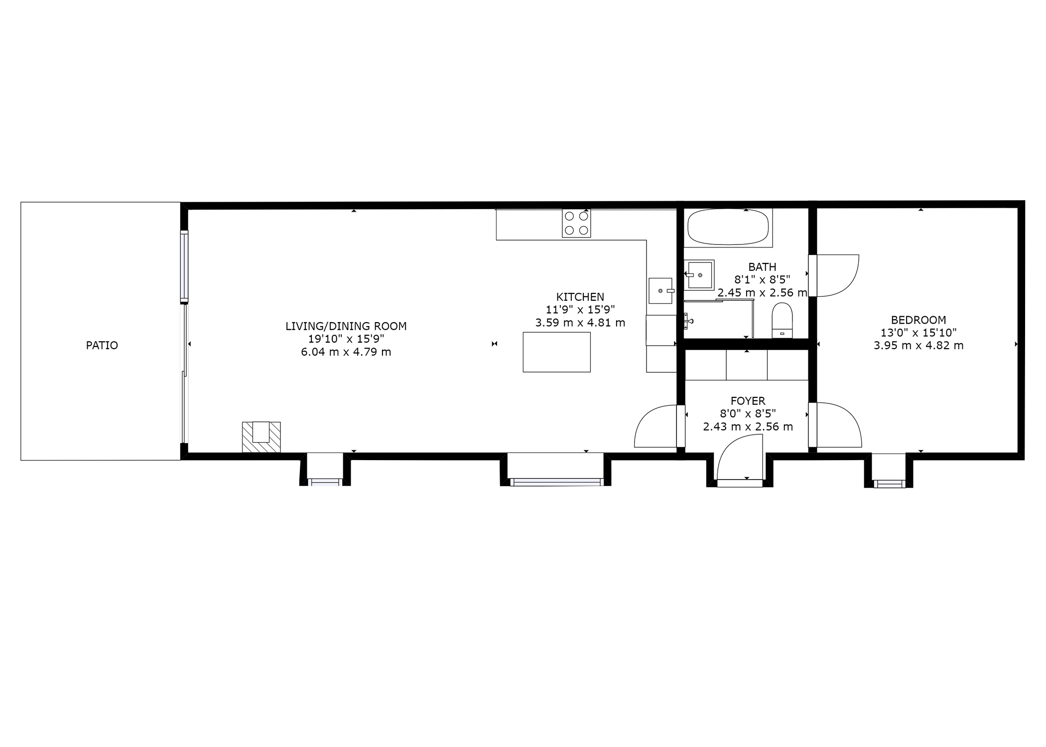 Grey Hens floorplan