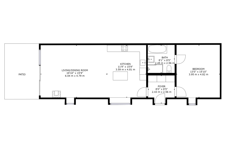 Grey Hens floorplan