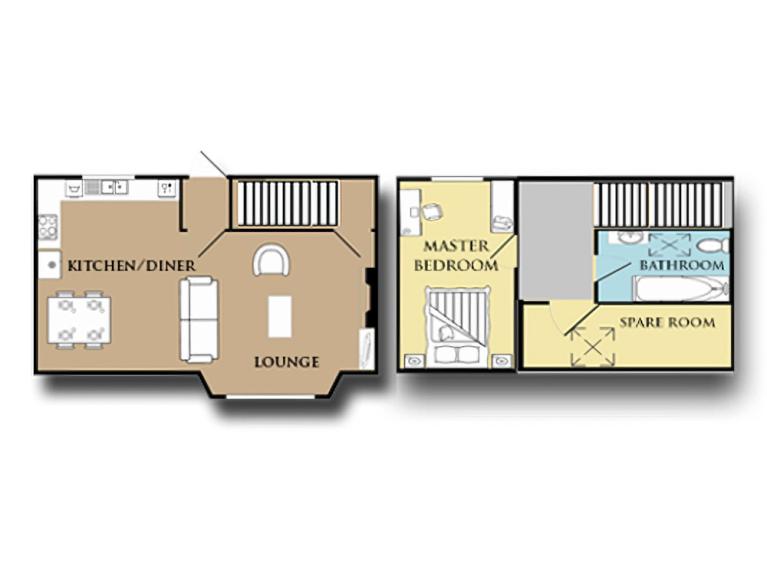 Coquet Cottage floorplan