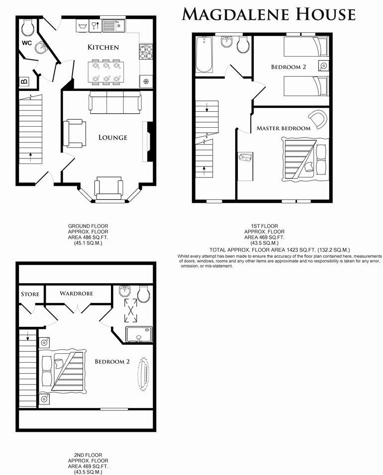 Magdalene House floorplan