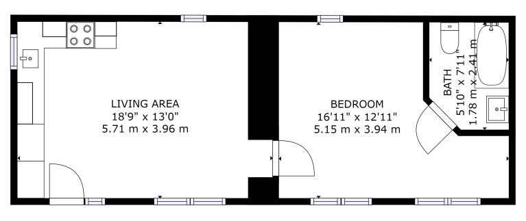 Horseshoe Cottage floorplan