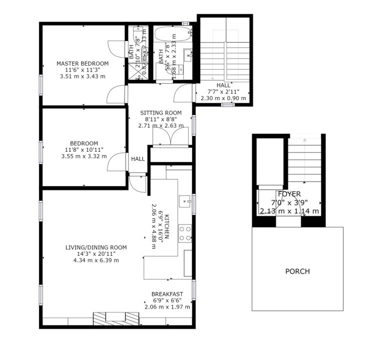 The Pelican Loft floorplan