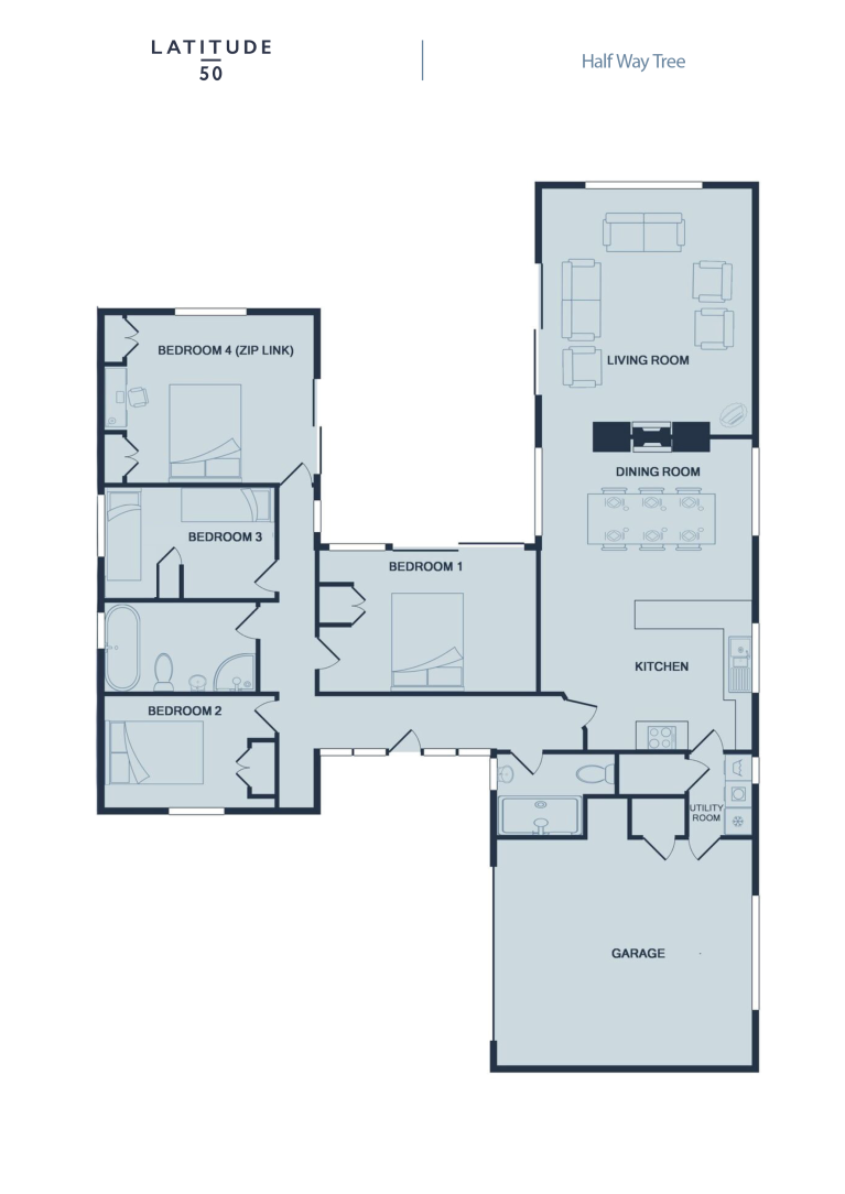 Half Way Tree floorplan