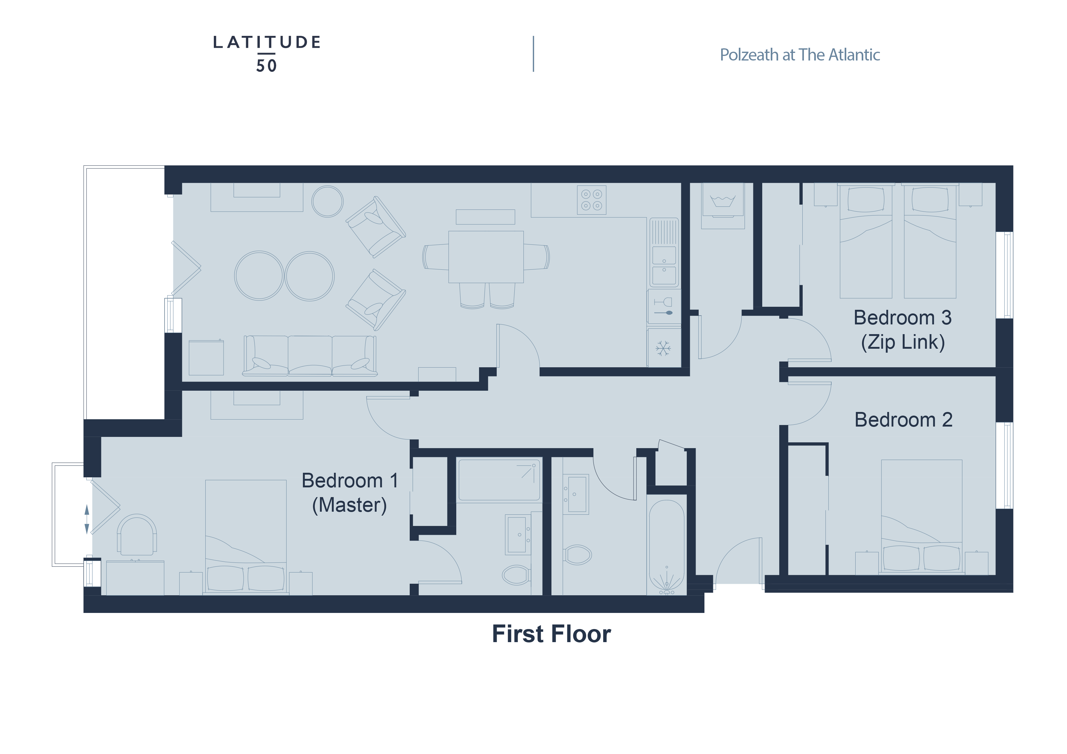 Polzeath at The Atlantic floorplan