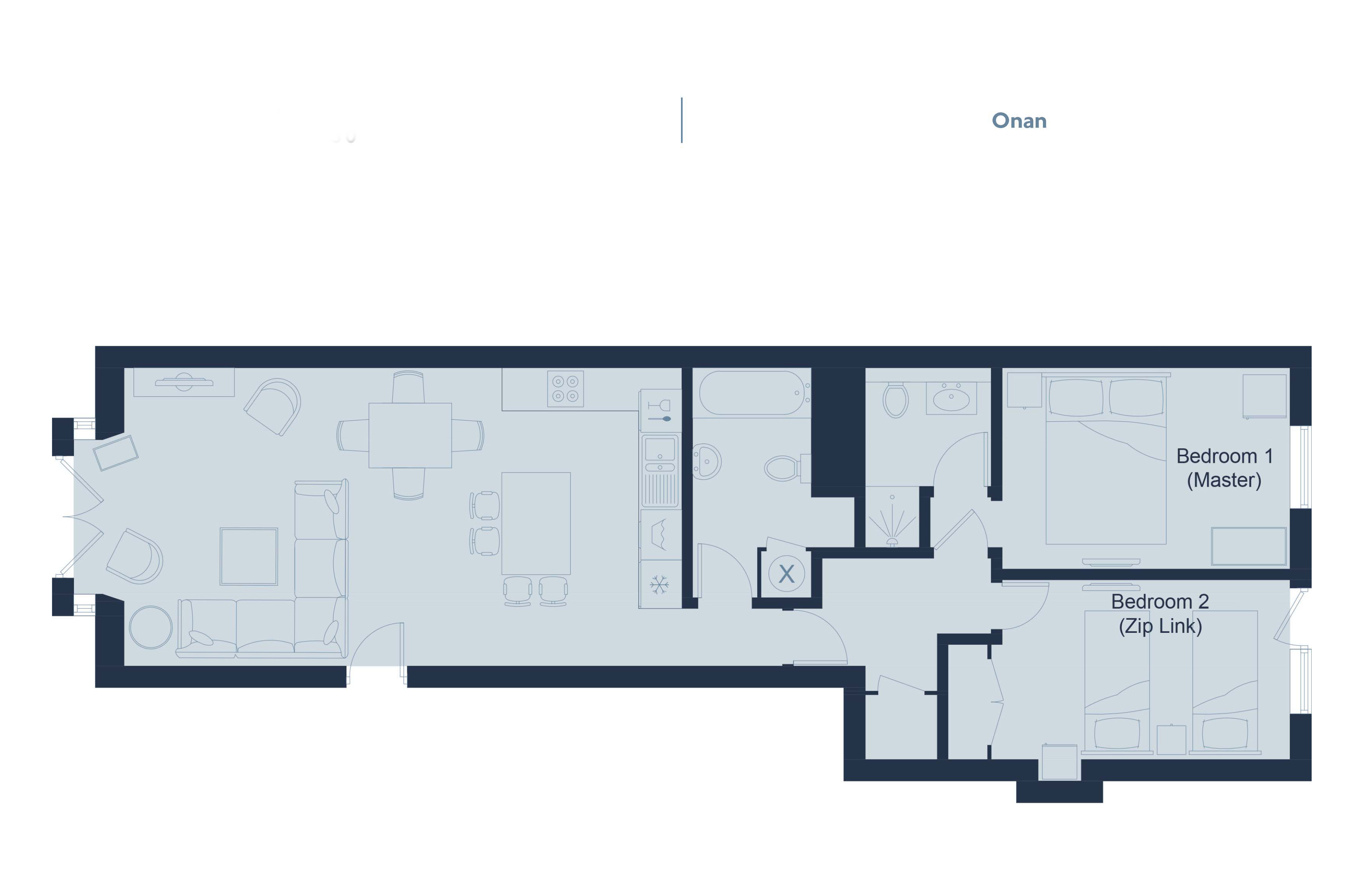 Onan floorplan