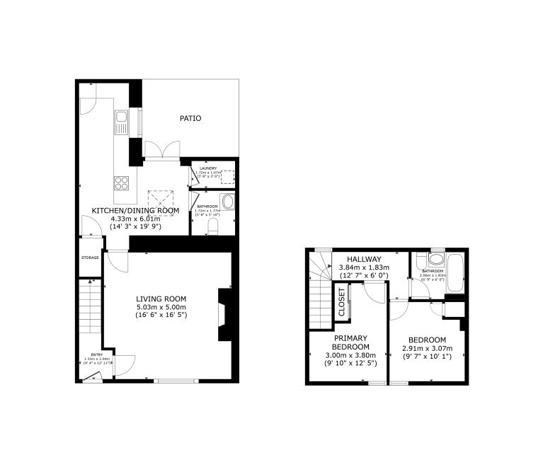 Alnmill Cottage floorplan