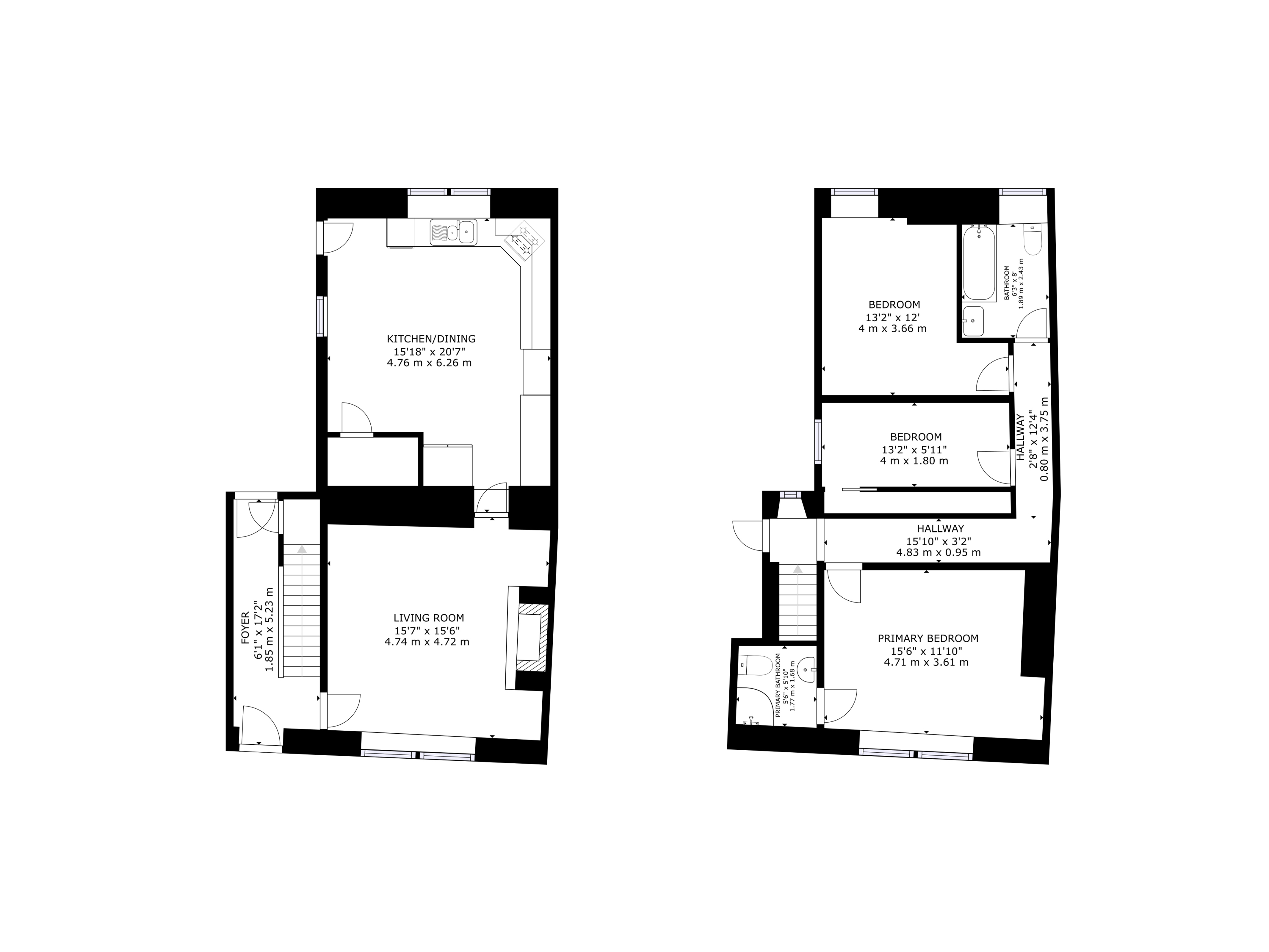 Castle Street Cottage floorplan