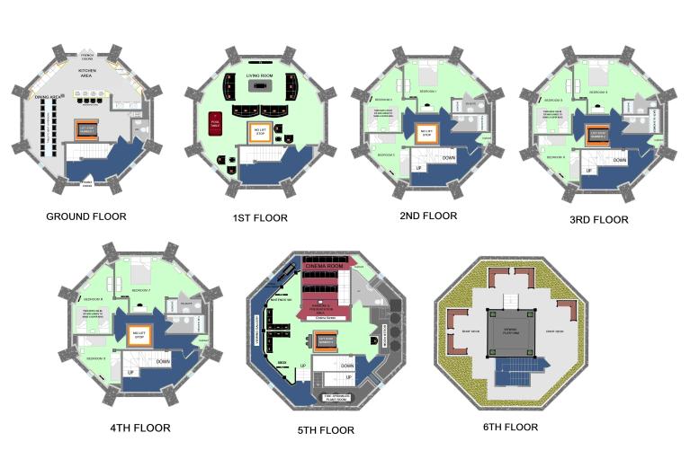The Skyscraper floorplan