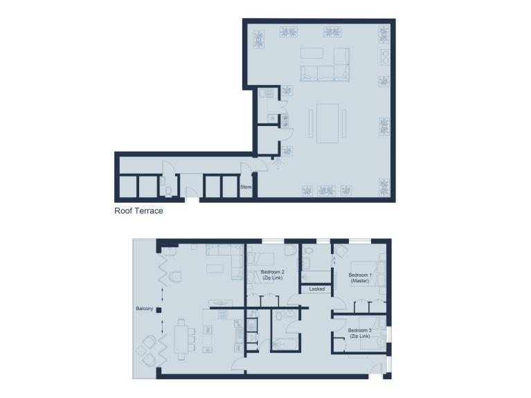 Hideaway floorplan