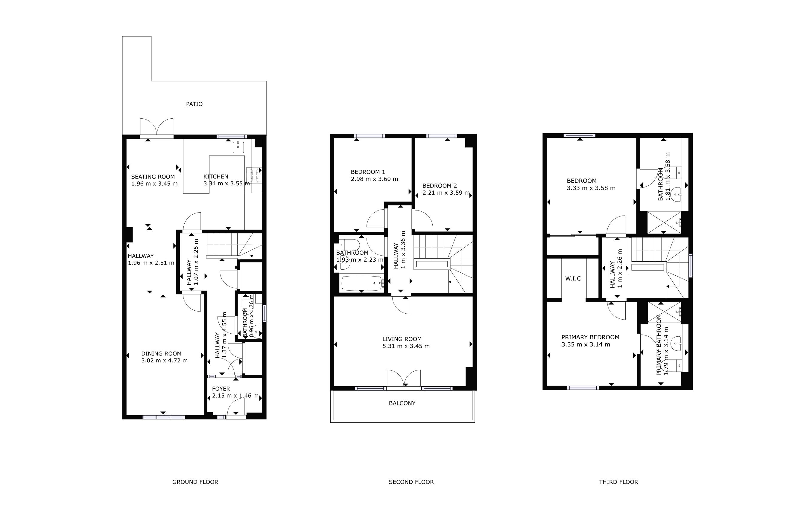 Roseate House floorplan