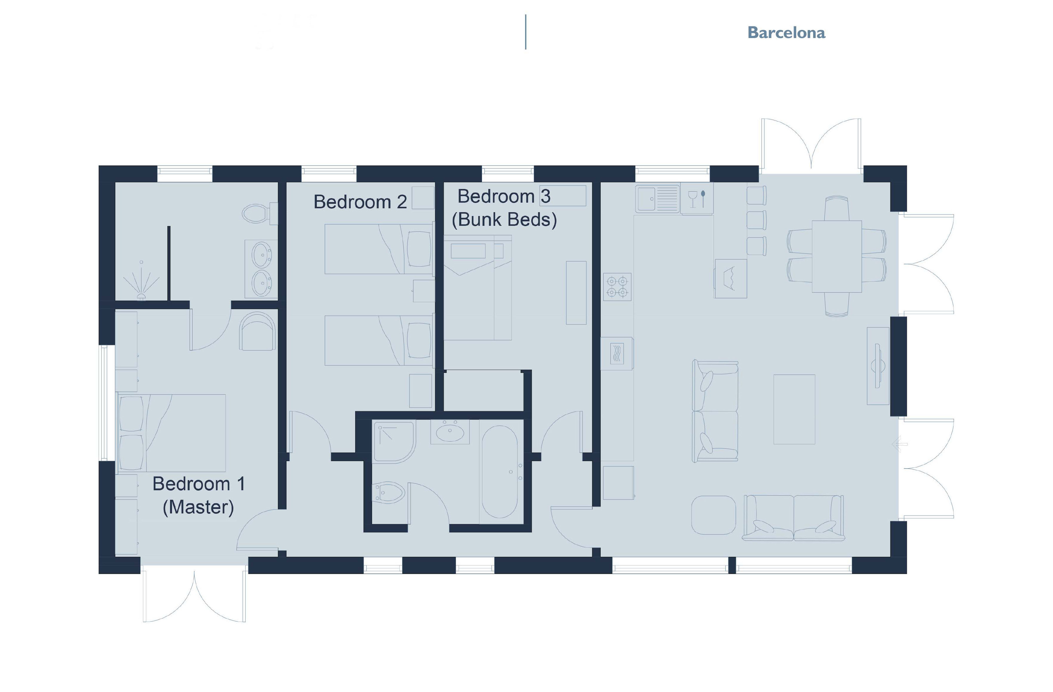 Barcelona floorplan