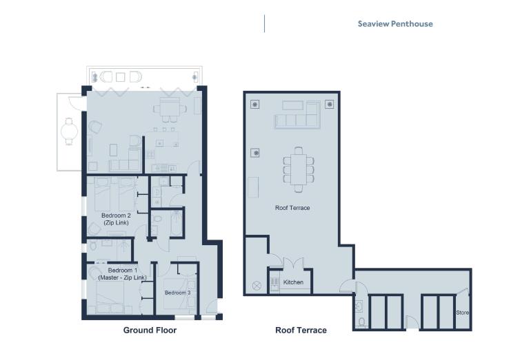 Seaview Penthouse floorplan