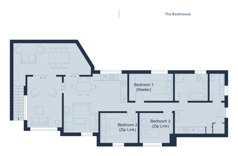 The Boathouse floorplan