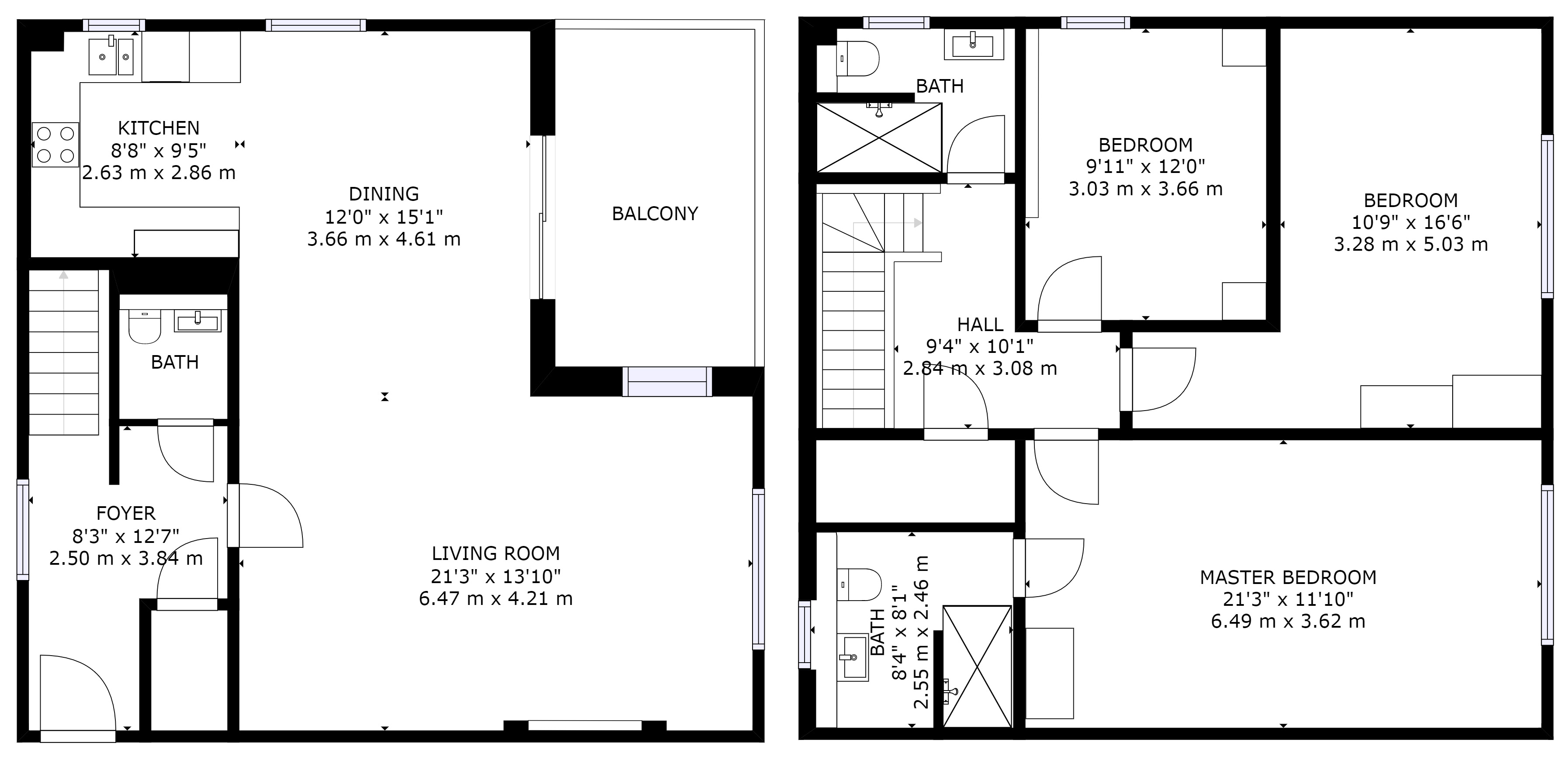 Quay West in Amble floorplan