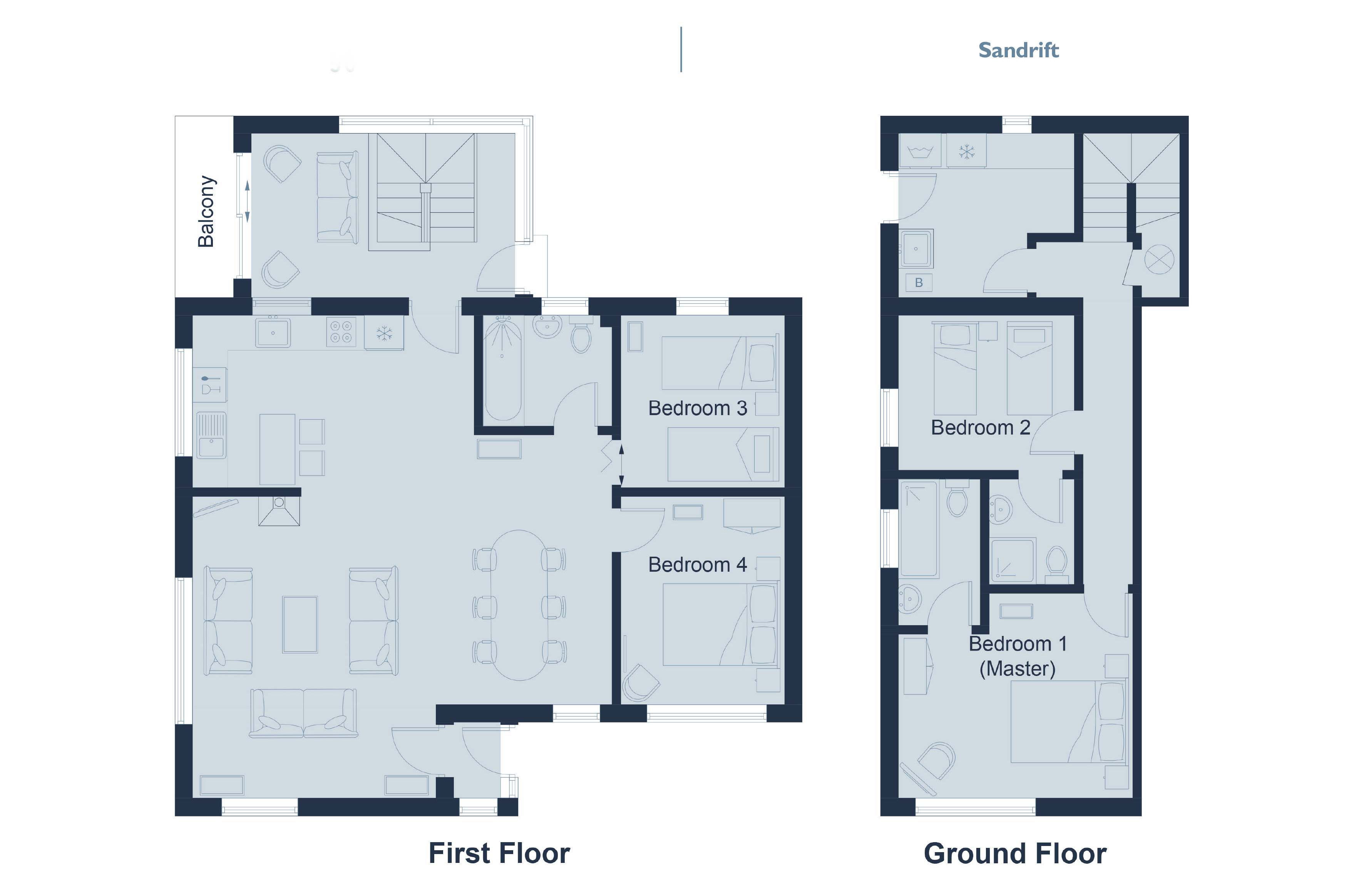 Sandrift floorplan