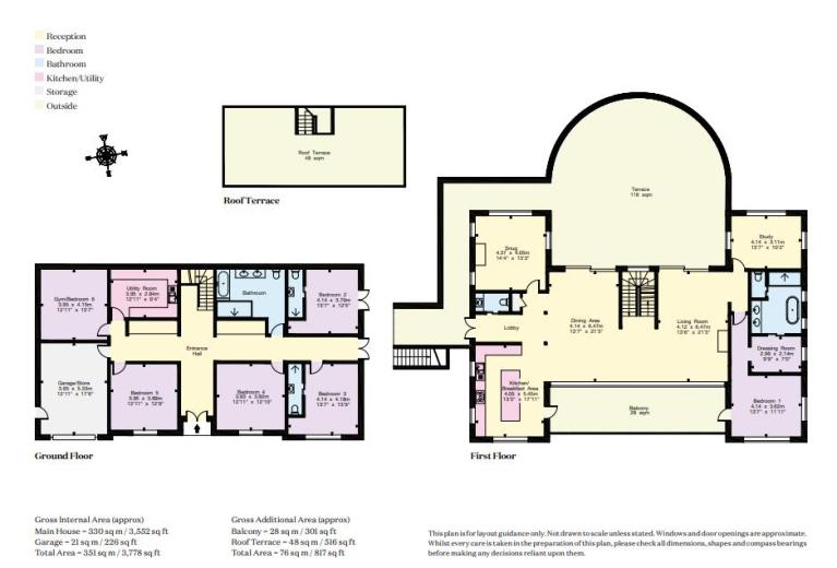 Anchor House - Lulworth Cove floorplan