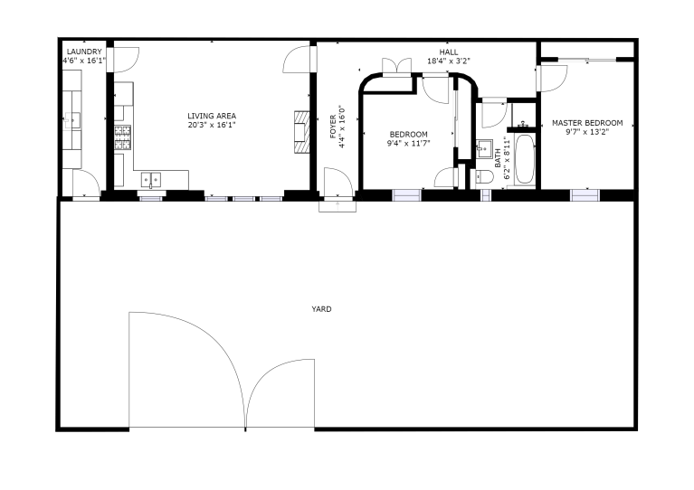 The New Dairy floorplan