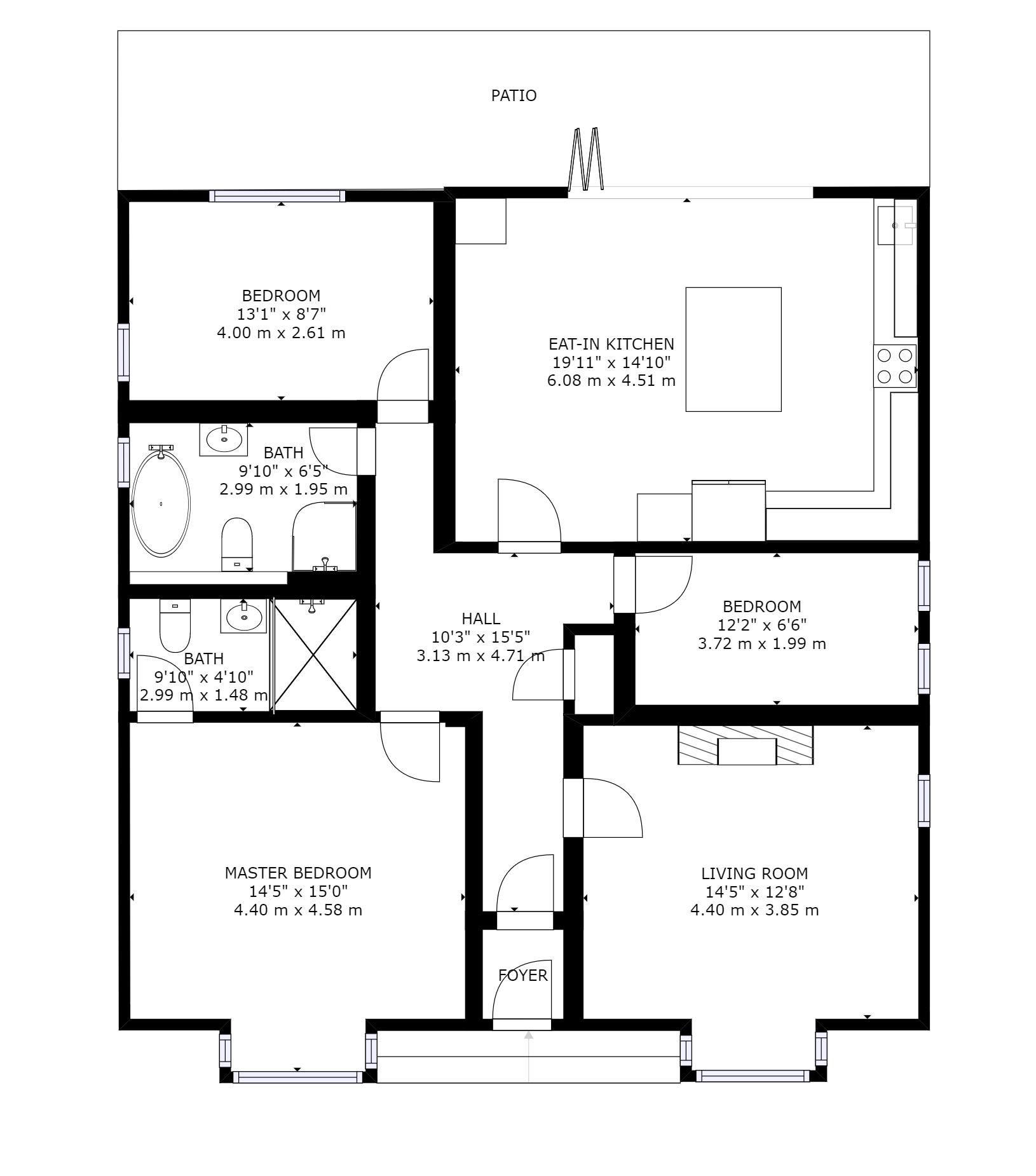 Hedgehog House floorplan