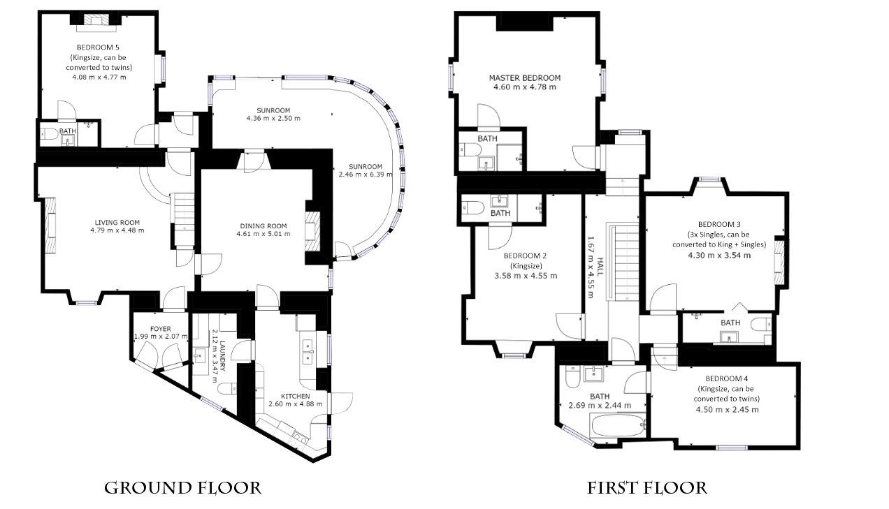 The Old Manse floorplan