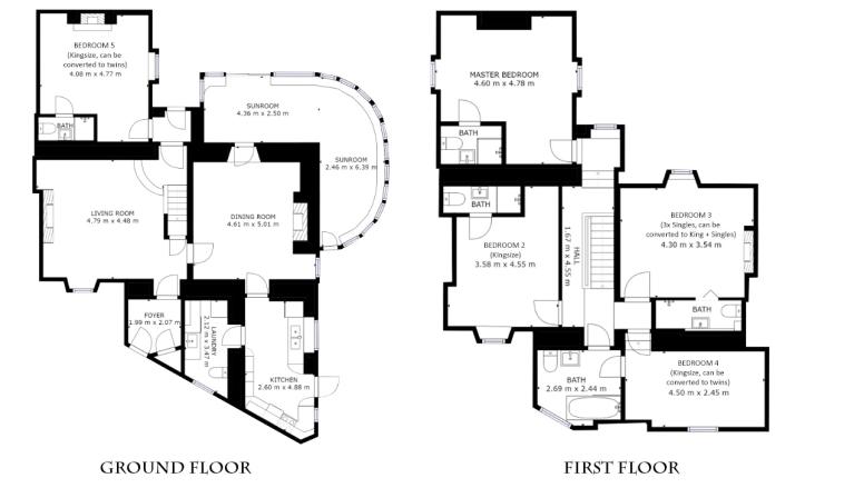 The Old Manse floorplan